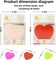 3 Colors,3 Sets, Post-It Notes,50 Heart Sticky Notes Per Book,Cute Sticky Notes Can Be Repeatedly Pasted Without Leaving Glue,Heart Post It Notes for Diary Office Gifts (Red Mixed Packaging)